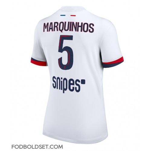 Paris Saint-Germain Marquinhos #5 Udebanetrøje Dame 2025-26 Kortærmet